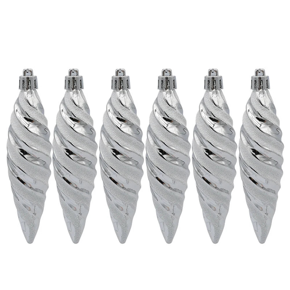 Hängende Weihnachtskugel Spirale 11 cm Hochwertiges Material Festliche Dekoration 7