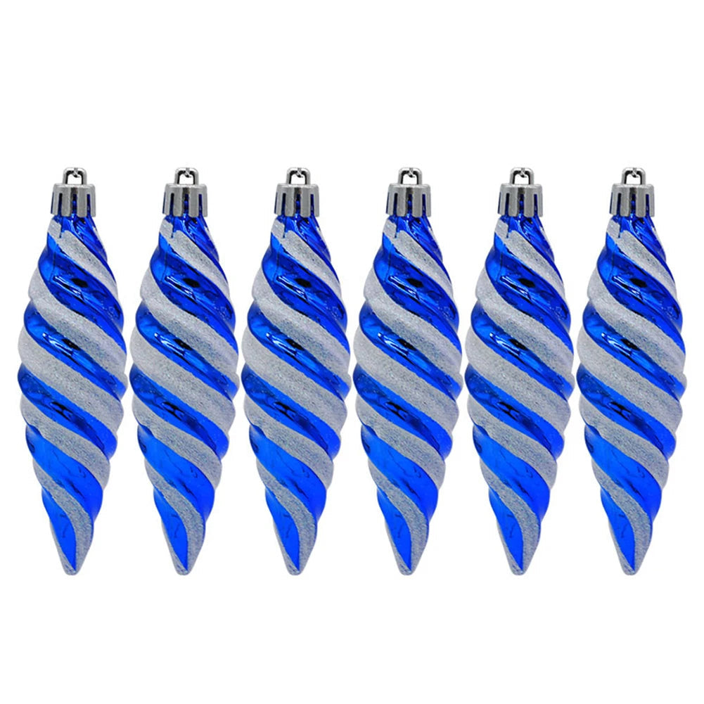 Hängende Weihnachtskugel Spirale 11 cm Hochwertiges Material Festliche Dekoration 8