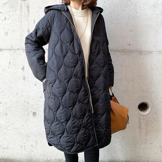 Helena | Stylischer, leichter, langer Puffermantel – mühelose Wärme und moderner Stil 0