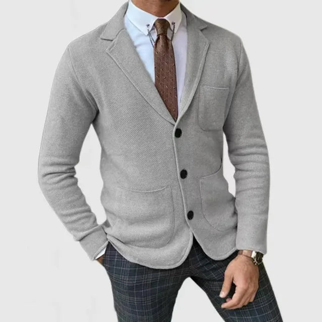 Variant image for Eleganter Herren Strickblazer - Atmungsaktiver Komfort & Vielseitiger Stil-7
