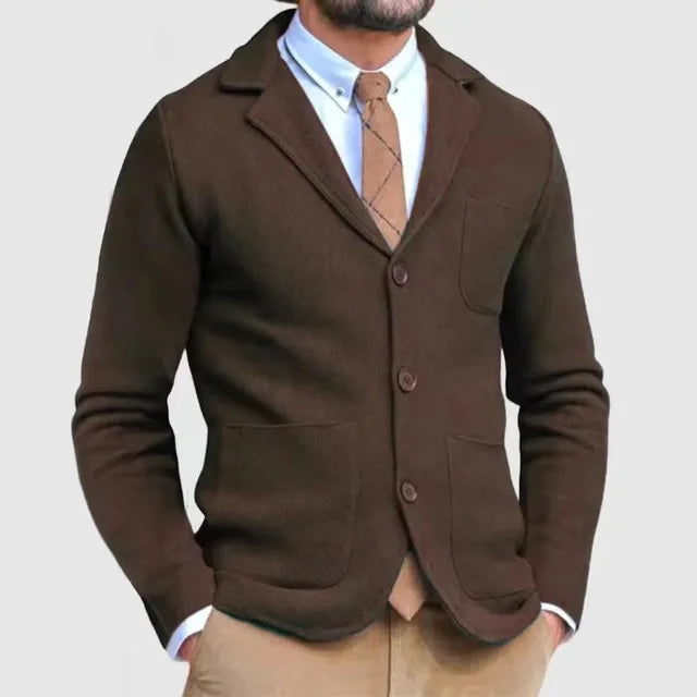 Variant image for Eleganter Herren Strickblazer - Atmungsaktiver Komfort & Vielseitiger Stil-37