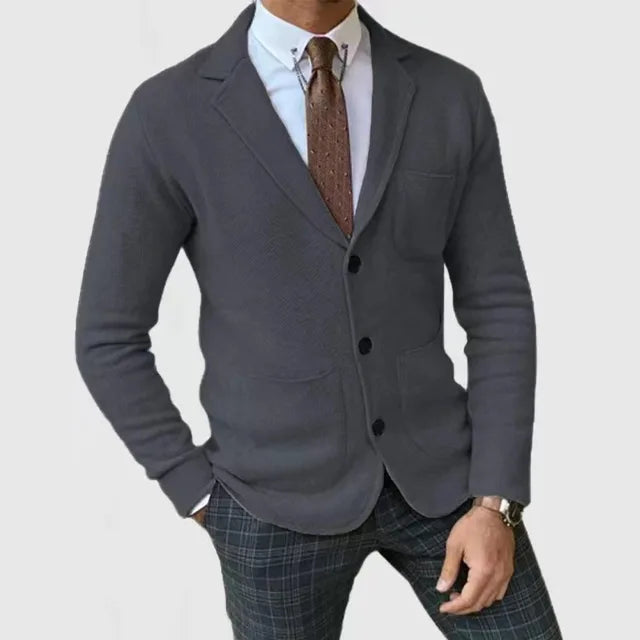 Variant image for Eleganter Herren Strickblazer - Atmungsaktiver Komfort & Vielseitiger Stil-13