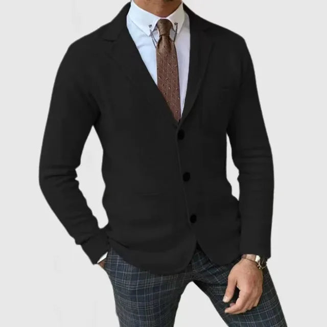 Variant image for Eleganter Herren Strickblazer - Atmungsaktiver Komfort & Vielseitiger Stil-25