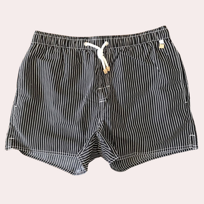 Herren Badeshorts Gestreift Kordelzug Leicht Polyester 1