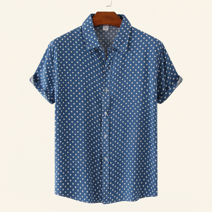 Herren Baumwollhemd Elegantes Design Atmungsaktiv 0