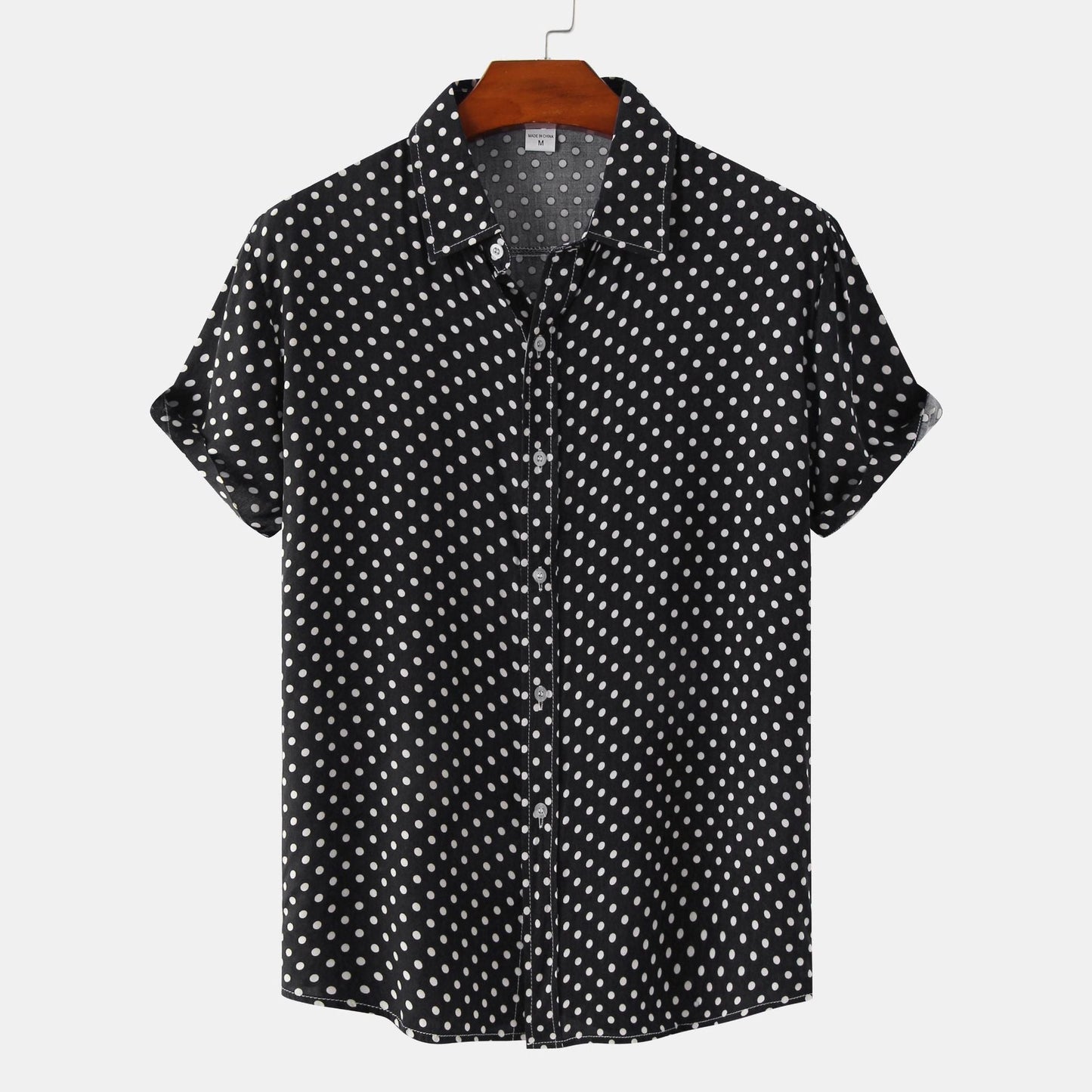 Herren Baumwollhemd Elegantes Design Atmungsaktiv 1