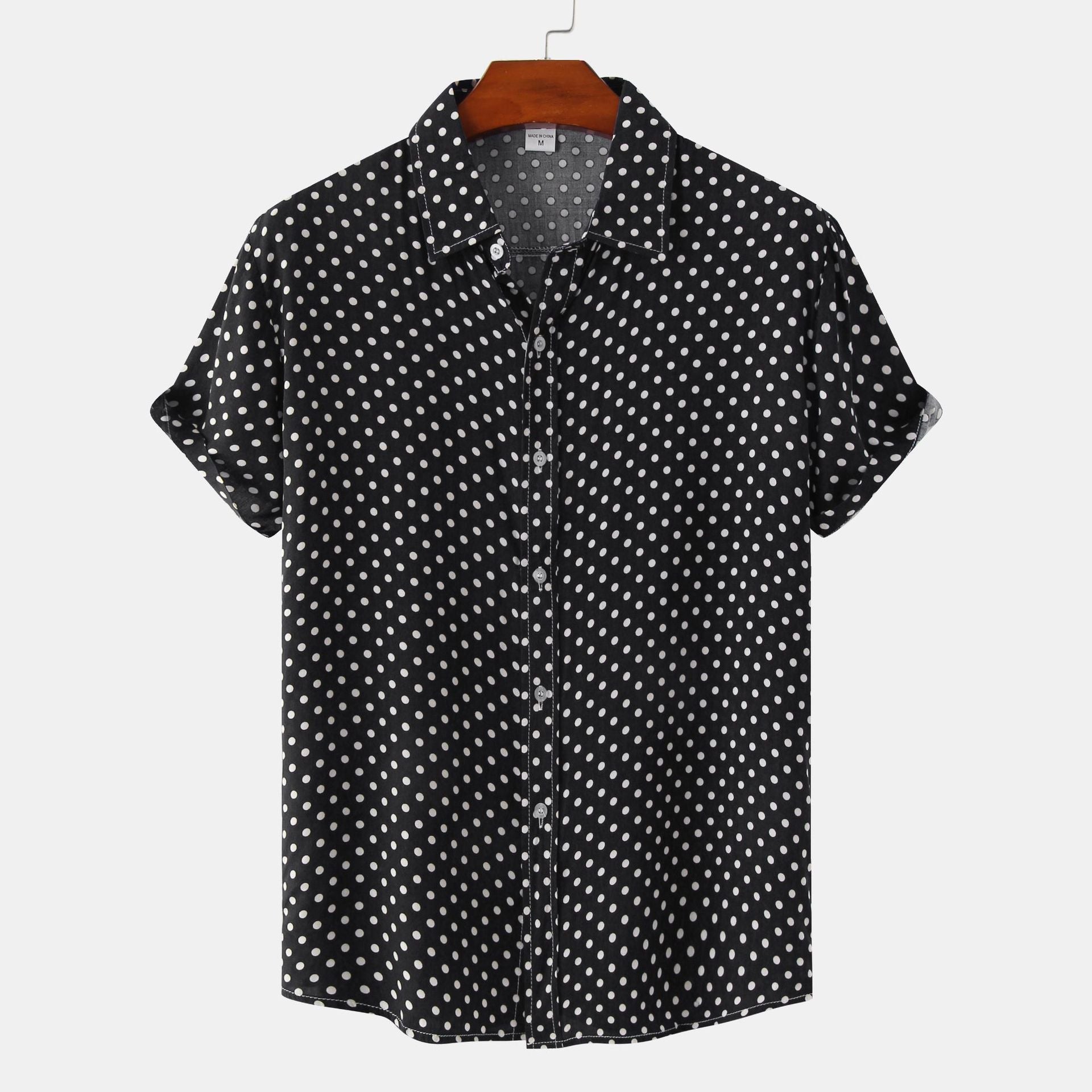 Herren Baumwollhemd Elegantes Design Atmungsaktiv 1