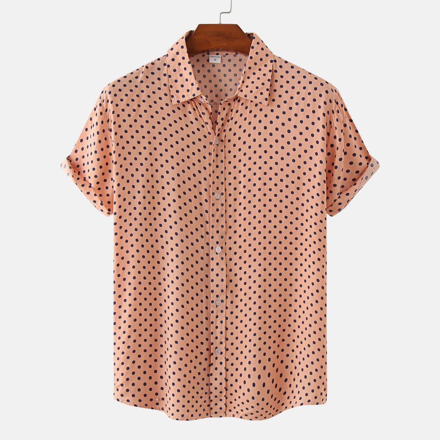 Herren Baumwollhemd Elegantes Design Atmungsaktiv 2