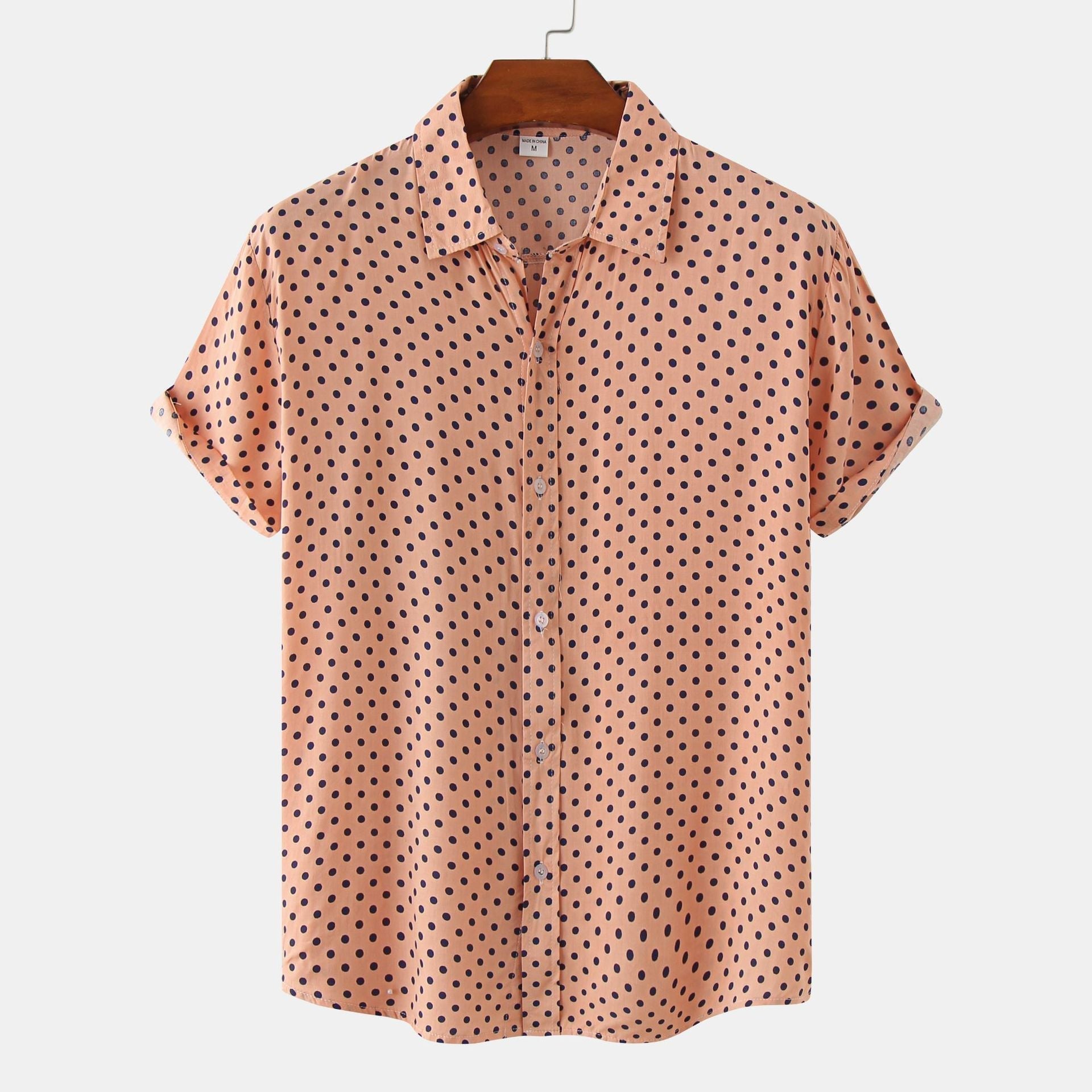 Herren Baumwollhemd Elegantes Design Atmungsaktiv 2