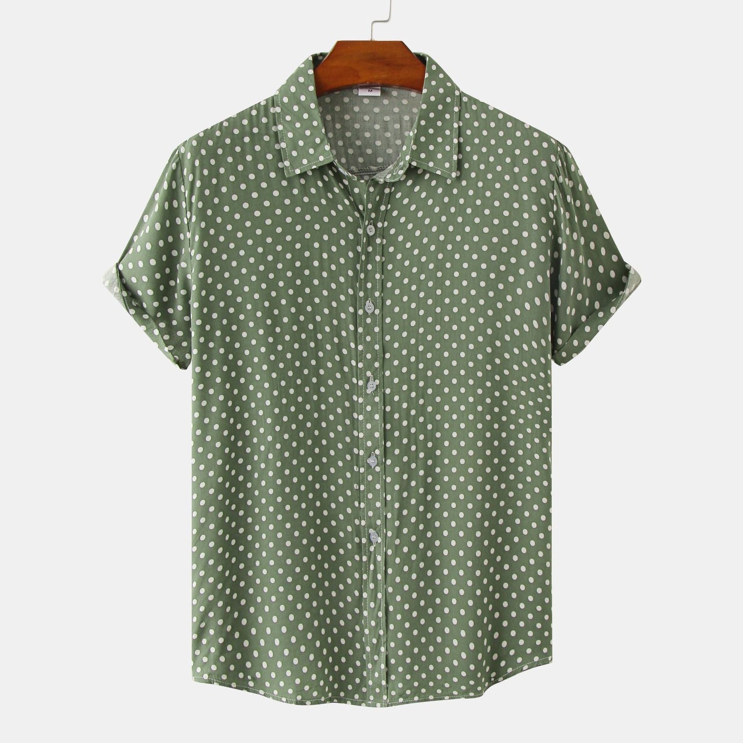 Herren Baumwollhemd Elegantes Design Atmungsaktiv 3
