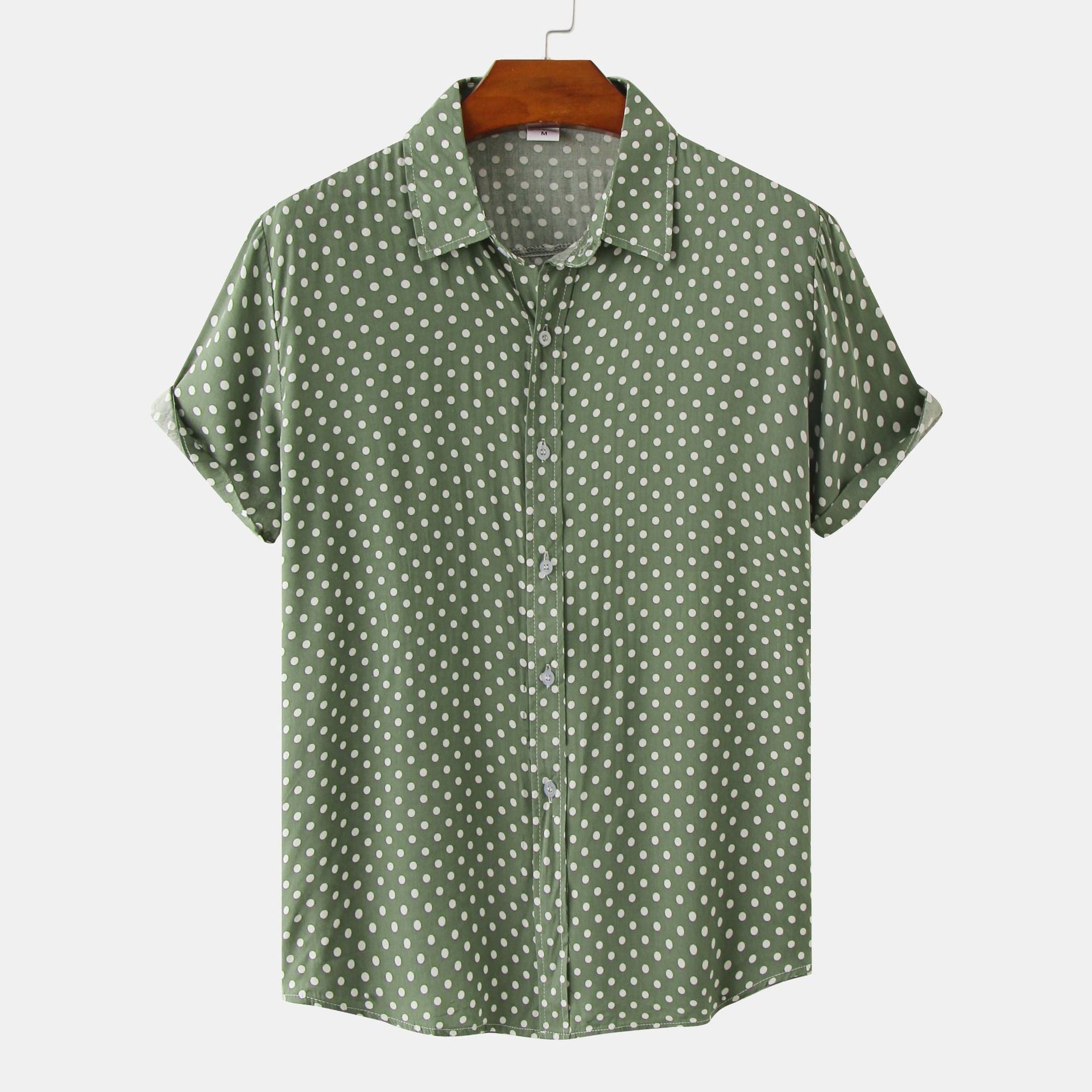 Herren Baumwollhemd Elegantes Design Atmungsaktiv 3