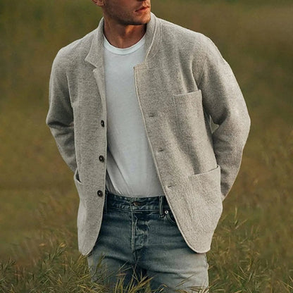 Herren Casual Blazer Elegantes Design Hochwertiger Stoff 0