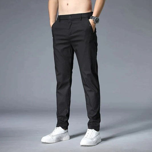 Herren Chino Hose Modern Slim Fit Dehnbar Komfortabel Baumwolle 0