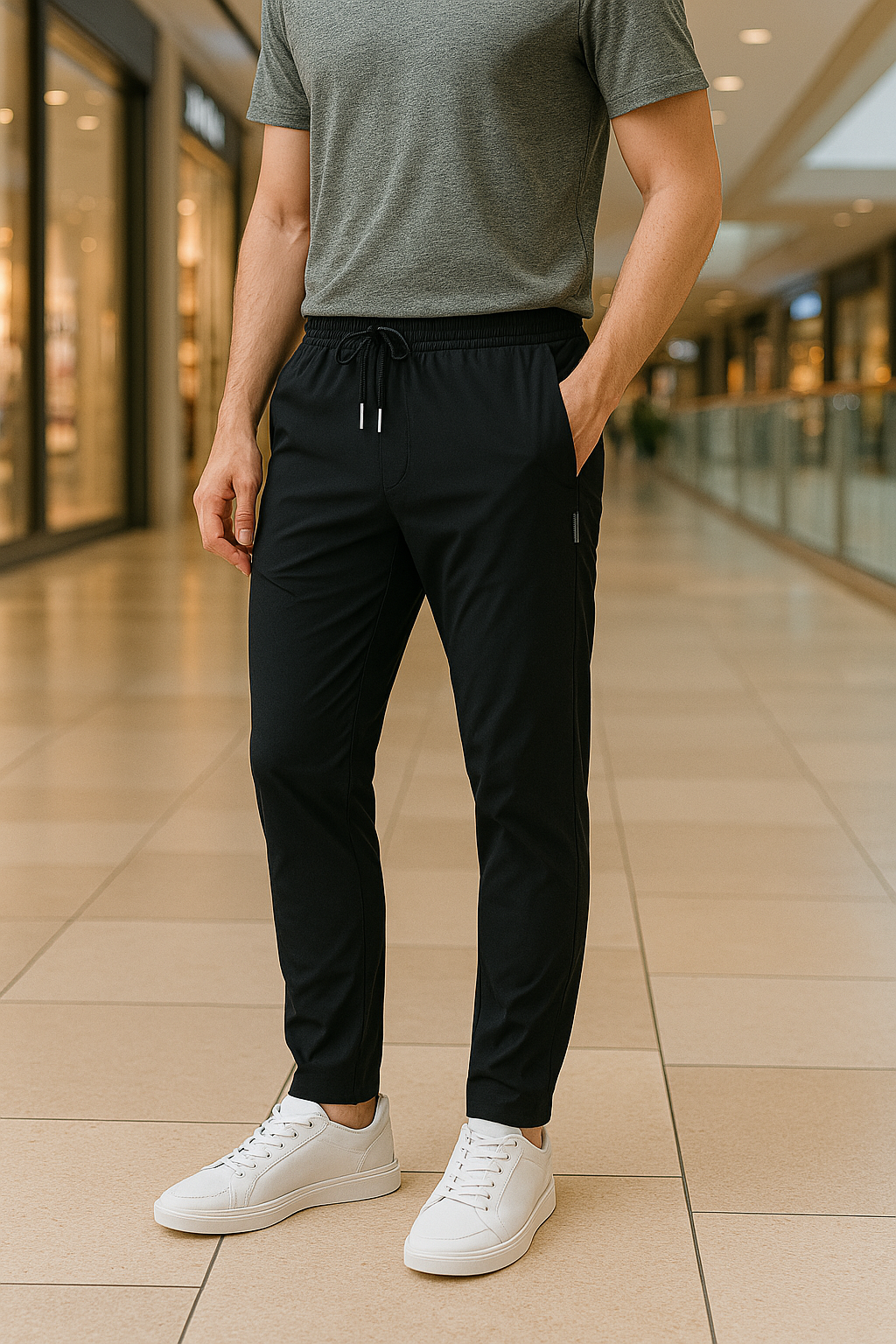 Herren Chino Hose Stilvoll Bequem Atmungsaktiv Baumwolle 1