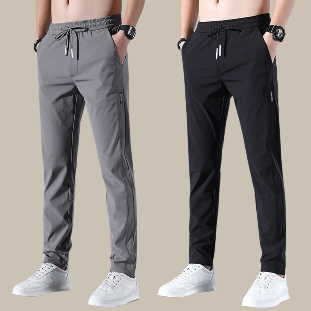 Herren Chino Hose Stilvoll Bequem Atmungsaktiv Baumwolle 2