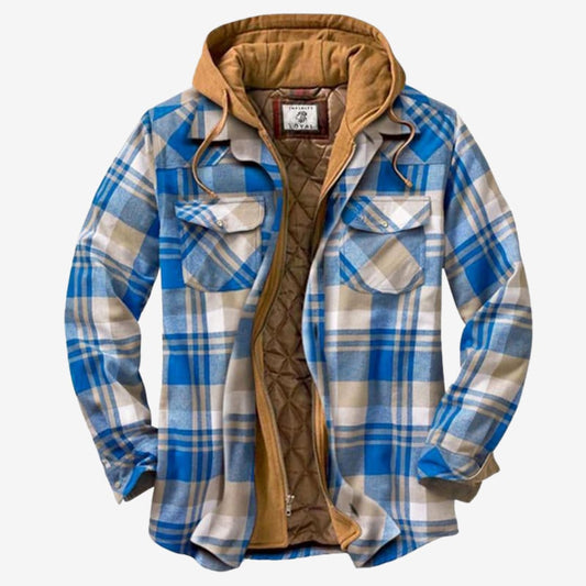 Herren Flanelljacke Bequem Klassisches Design Hochwertiger Stoff 0
