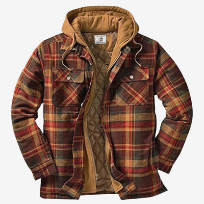 Herren Flanelljacke Bequem Klassisches Design Hochwertiger Stoff 1