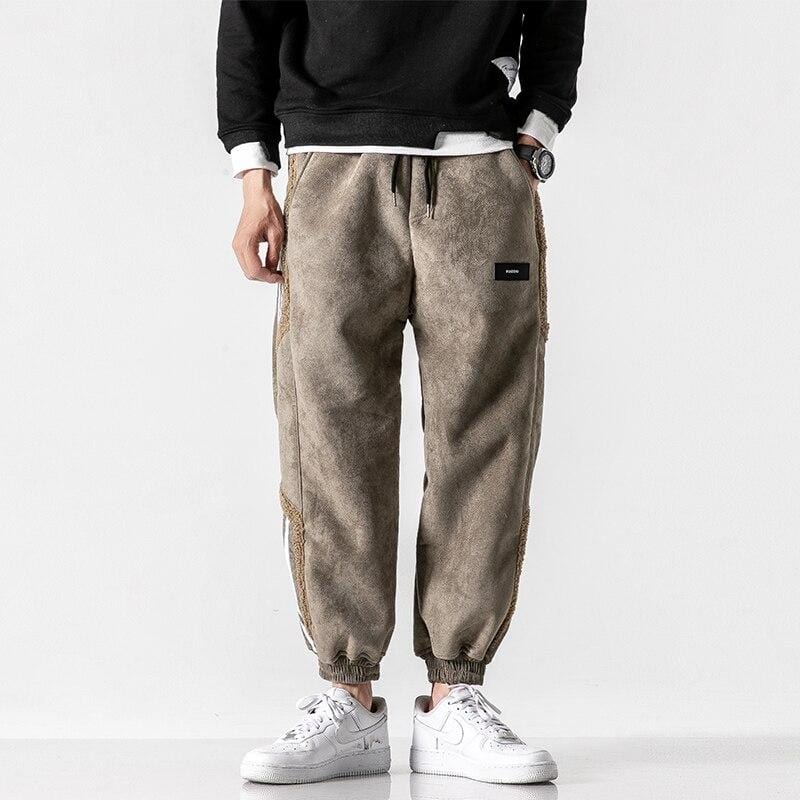 Herren Fleecehose Bequem Baumwolle Stilvolle Freizeit Jogginghose 1
