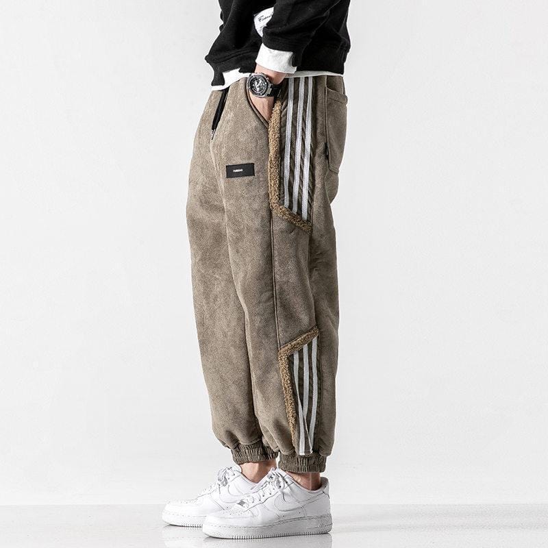 Herren Fleecehose Bequem Baumwolle Stilvolle Freizeit Jogginghose 2