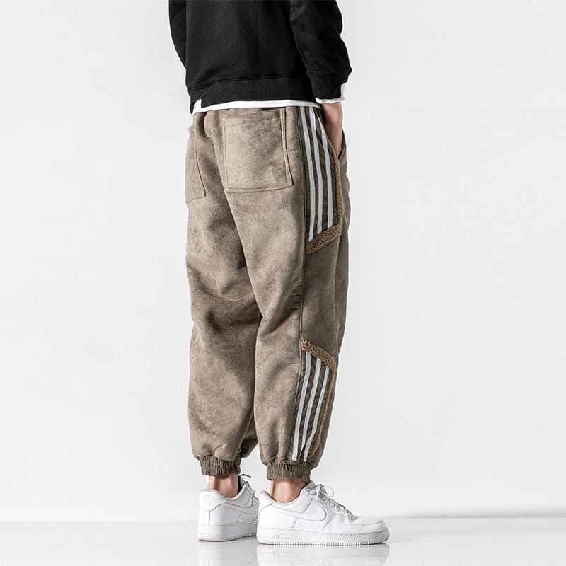 Herren Fleecehose Bequem Baumwolle Stilvolle Freizeit Jogginghose 3