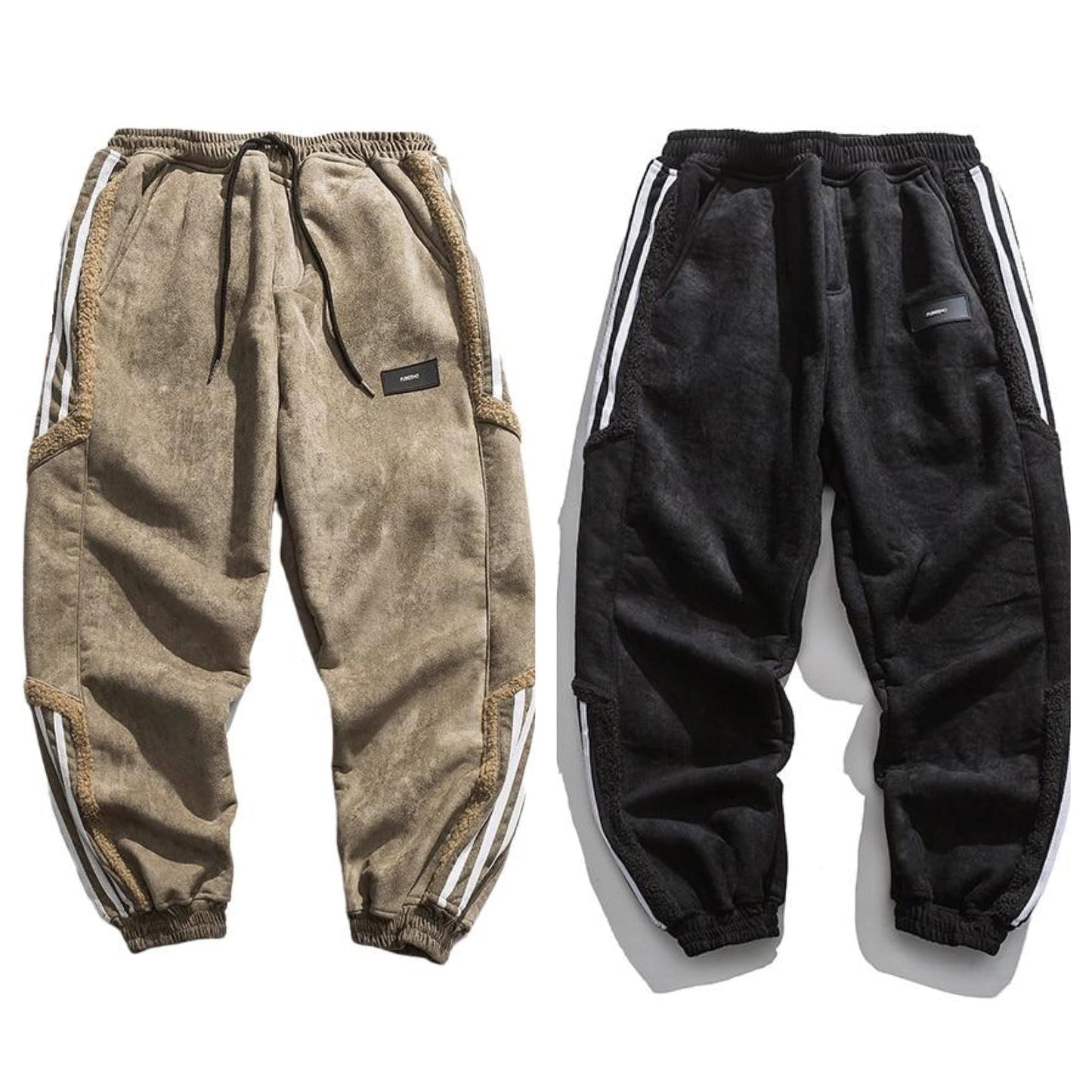 Herren Fleecehose Bequem Baumwolle Stilvolle Freizeit Jogginghose 5
