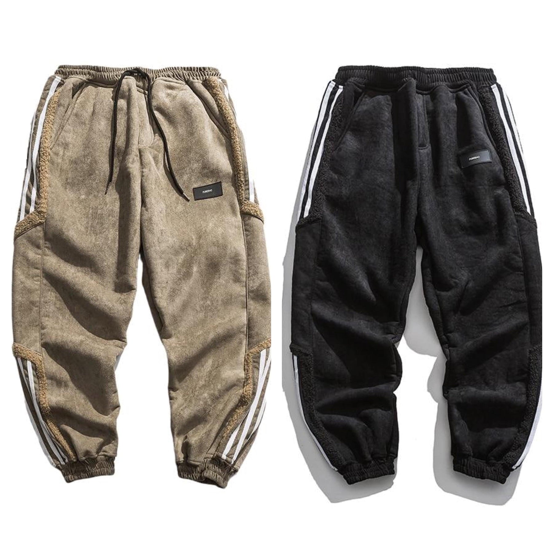 Herren Fleecehose Bequem Baumwolle Stilvolle Freizeit Jogginghose 5
