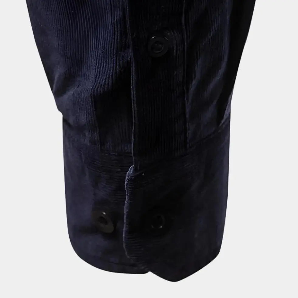 Herren Hemd Bequem Cordstoff Vielseitig Elegant 5