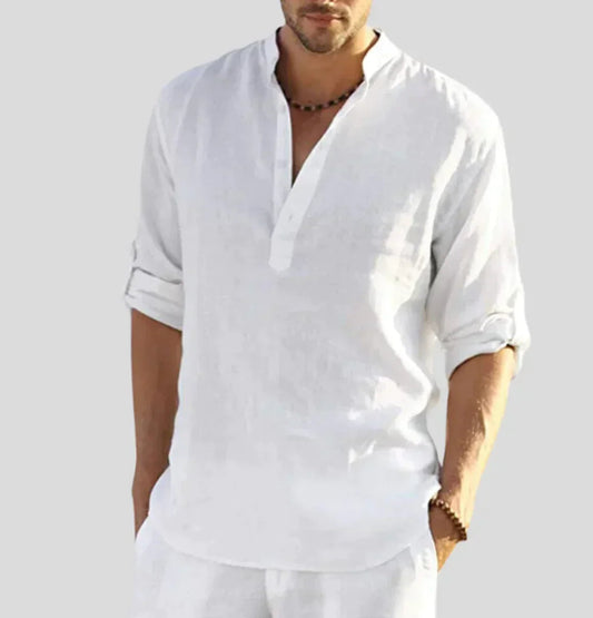 Herren Hemd Langarm Elegantes Design Atmungsaktiv Hochwertige Materialien 0