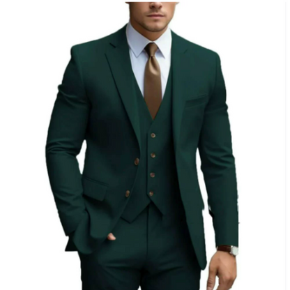 Herren Hochzeitsanzug 3-teilig Maßgeschneiderte Eleganz 0