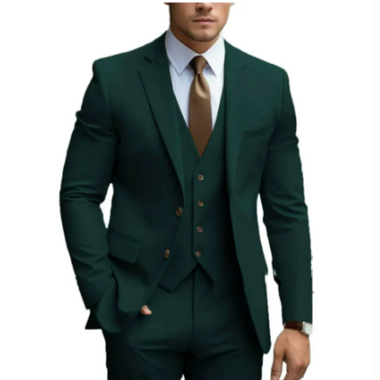 Herren Hochzeitsanzug 3-teilig Maßgeschneiderte Eleganz 0