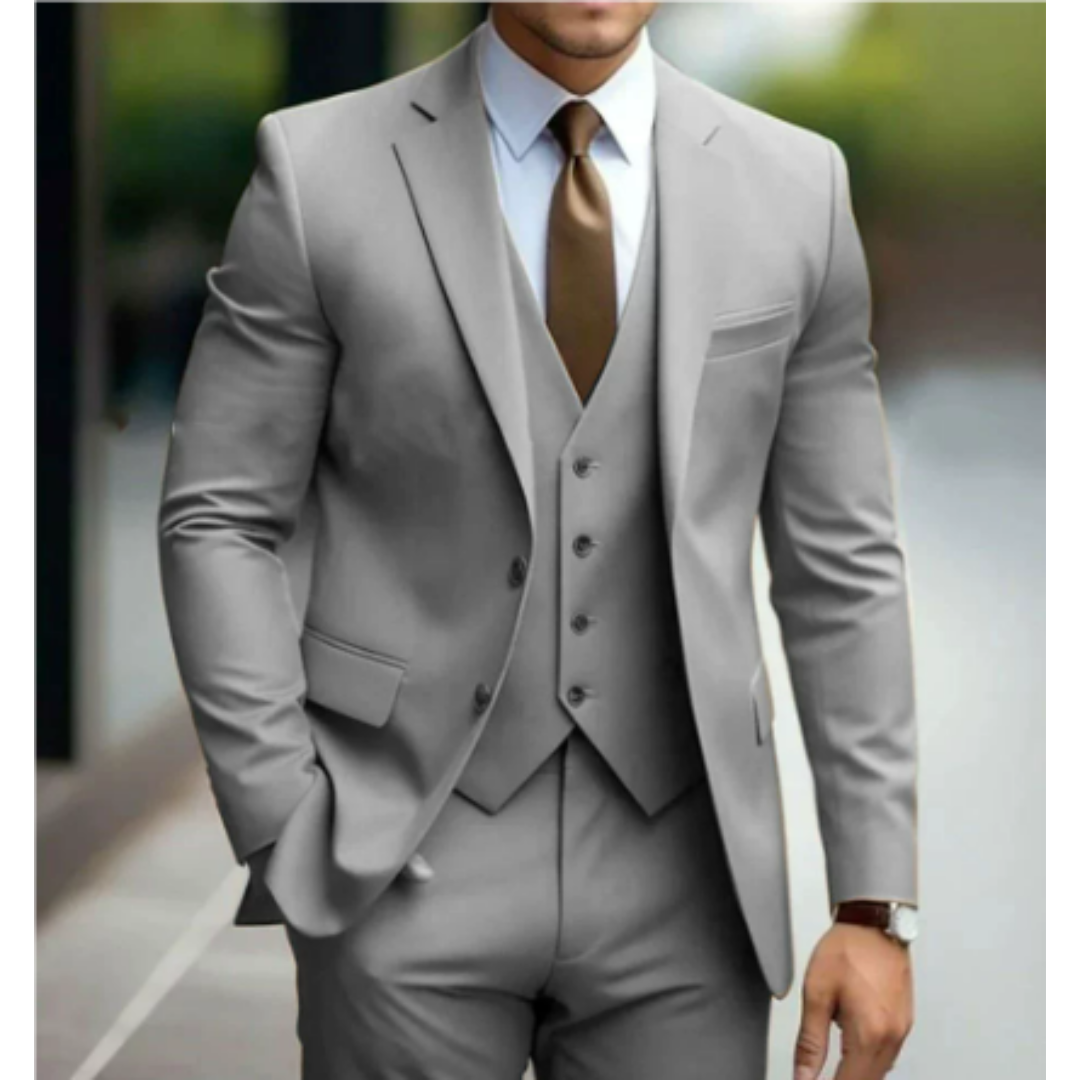 Herren Hochzeitsanzug 3-teilig Maßgeschneiderte Eleganz 10