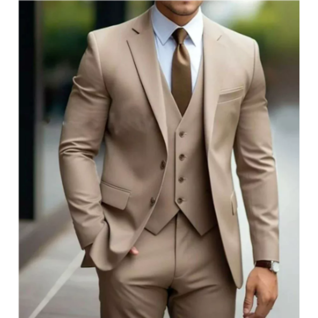 Herren Hochzeitsanzug 3-teilig Maßgeschneiderte Eleganz 12