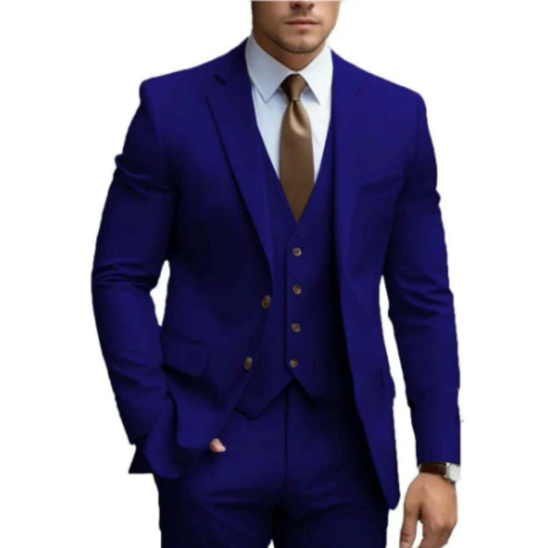 Herren Hochzeitsanzug 3-teilig Maßgeschneiderte Eleganz 3