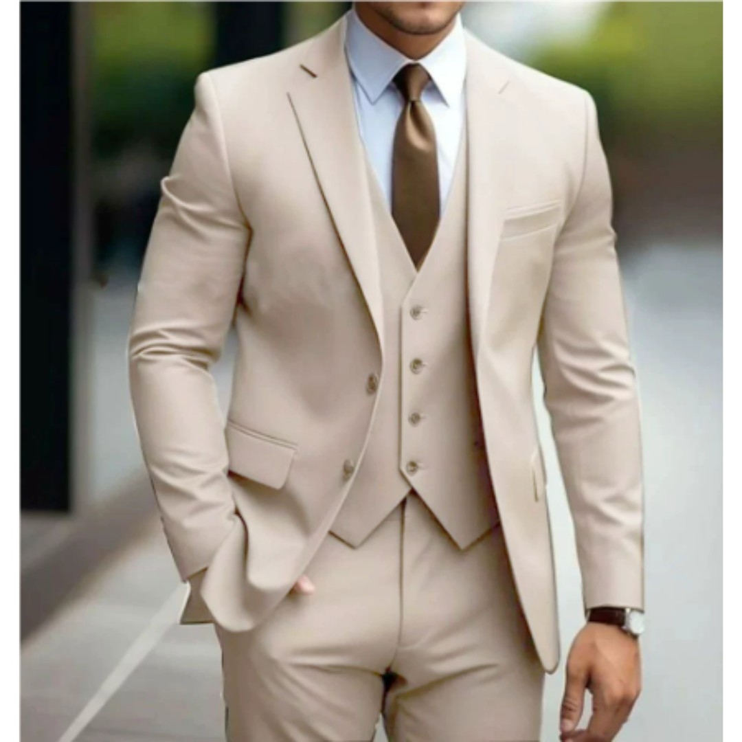 Herren Hochzeitsanzug 3-teilig Maßgeschneiderte Eleganz 6