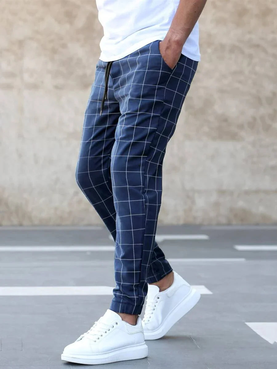 Herren Hosen Elegantes Karomuster Hochwertige Materialien für Vielseitige Anlässe 7