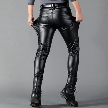 Herren Hosen Stretch Modernes Design Bequeme Passform Schwarz 1