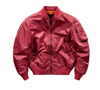 Herren Jacke Klassische Bomberjacke Leicht mit Reißverschluss 7