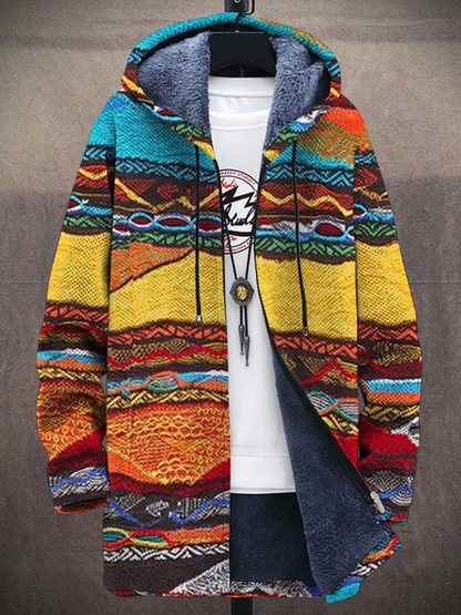 Herren Jacke Kunstvoll Bedruckt Hochwertige Materialien 2