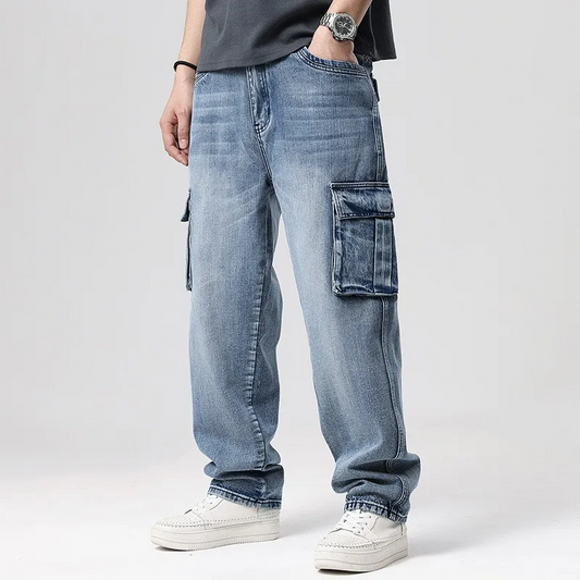 Herren Jeans Bequeme Passform Hochwertiger Denim für Alltag und Freizeit 0