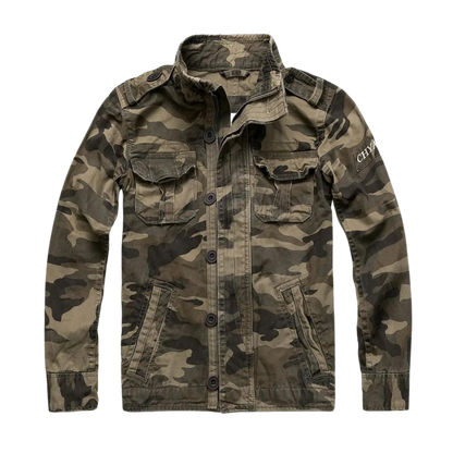 Herren Jeansjacke Retro Stil Hochwertiger Denim 5