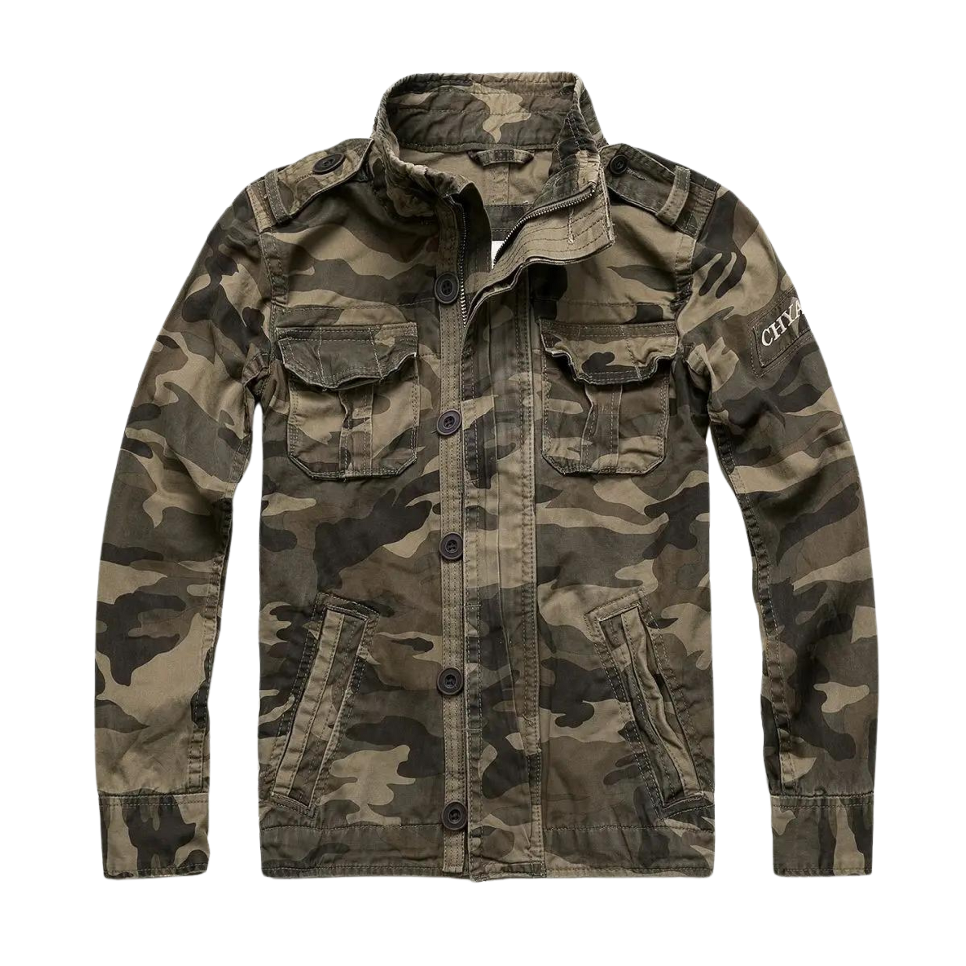 Herren Jeansjacke Retro Stil Hochwertiger Denim 9