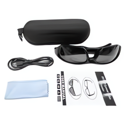 Herren Kamera Brille HD Videoaufnahme Handsfree Leicht Unauffällig 2