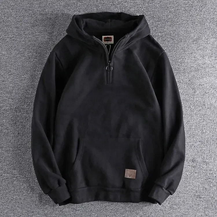 Herren Kapuzenpulli Klassisches Design Bequem Baumwolle Hoodie 1