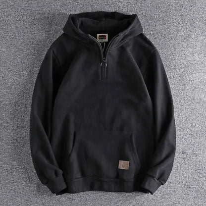 Herren Kapuzenpulli Klassisches Design Bequem Baumwolle Hoodie 1