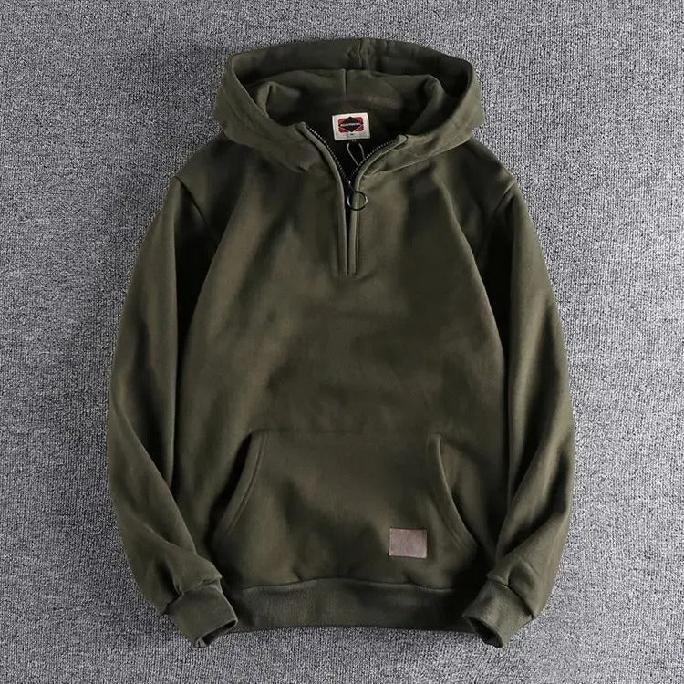 Herren Kapuzenpulli Klassisches Design Bequem Baumwolle Hoodie 2