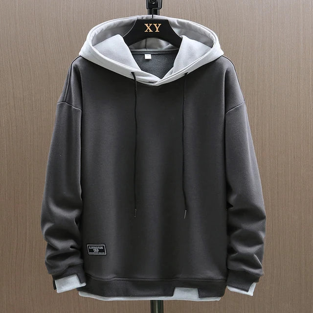Herren Kapuzenpullover Klassisch Bequem Baumwolle Hoodie für Freizeitaktivitäten 2