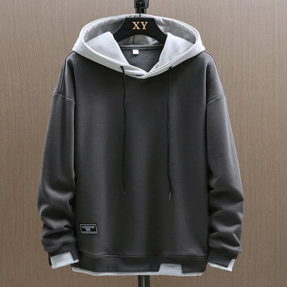 Herren Kapuzenpullover Klassisch Bequem Baumwolle Hoodie für Freizeitaktivitäten 2