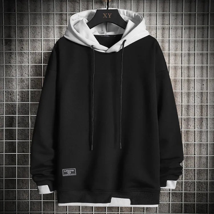 Herren Kapuzenpullover Klassisch Bequem Baumwolle Hoodie für Freizeitaktivitäten 4