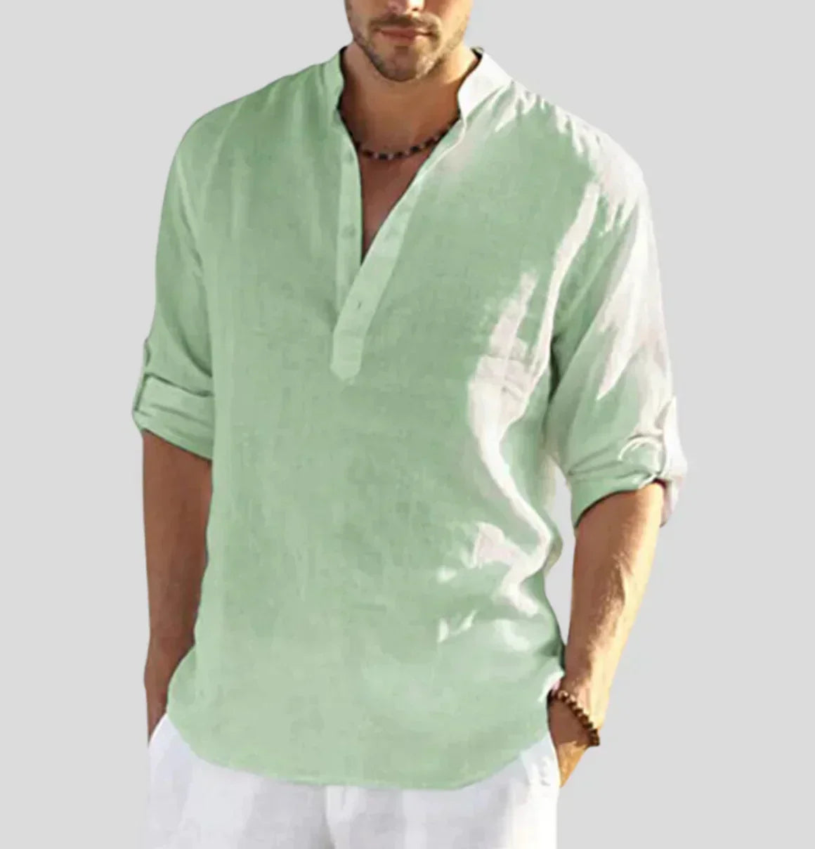 Herren Langarmhemd Elegantes Design Hochwertige Materialien 5