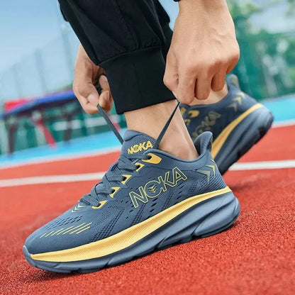 Herren Lauf- und On Schuhe Leicht Atmungsaktiv Ergonomische Dämpfung Rutschfeste Sohle 1